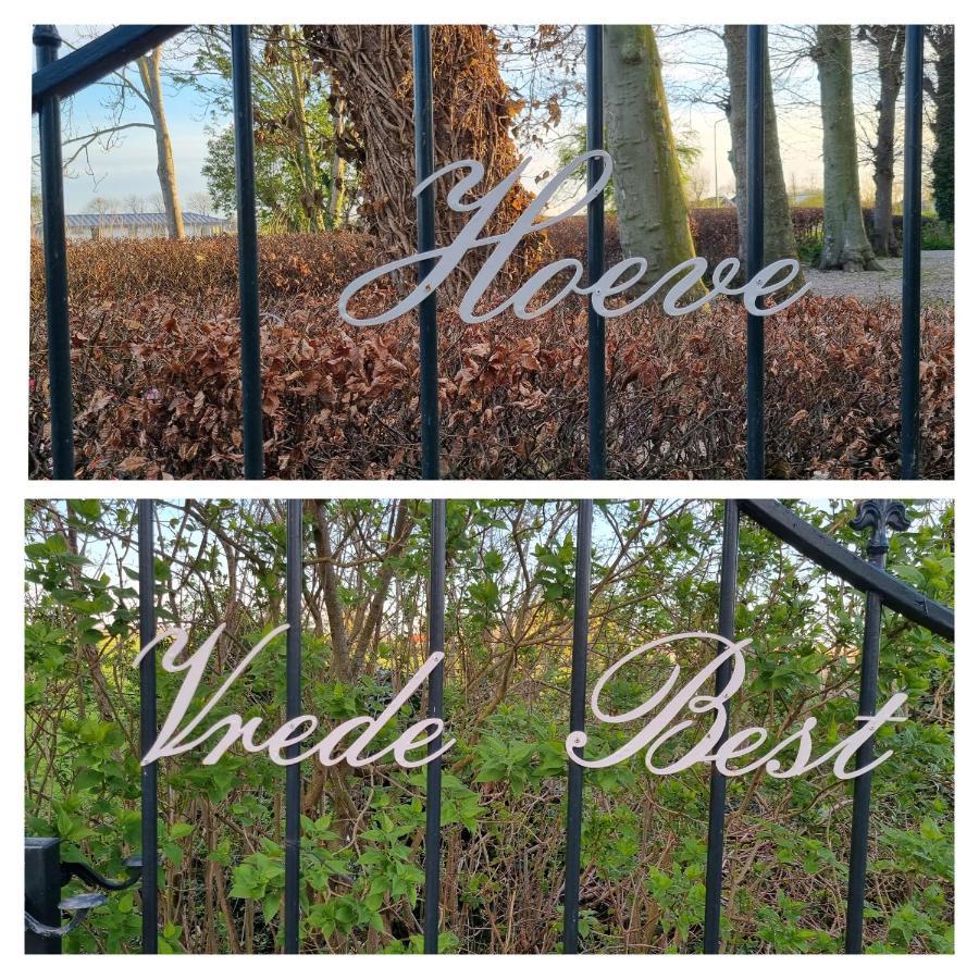 Het Voorhuis Boerderij Hoeve Vrede Best Weesp Exterior photo
